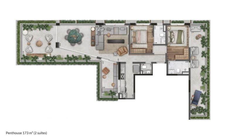 Penthouse-173-m²-2-suites